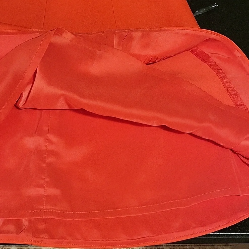 Women's Mini Skirt in Bright Red